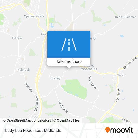 Lady Lea Road map