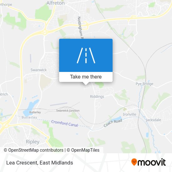 Lea Crescent map