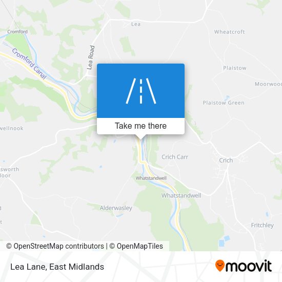 Lea Lane map
