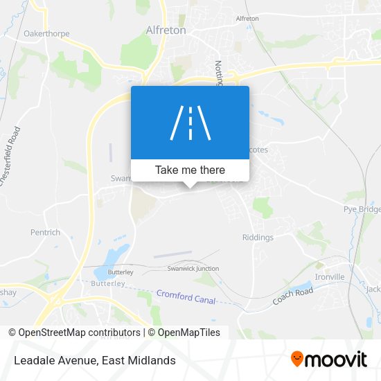 Leadale Avenue map