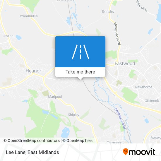 Lee Lane map