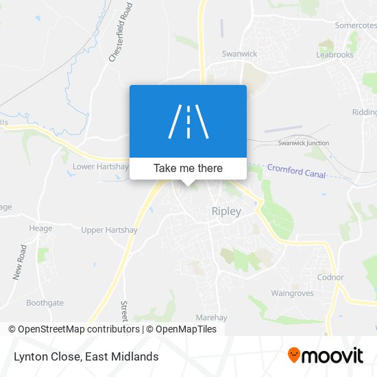 Lynton Close map
