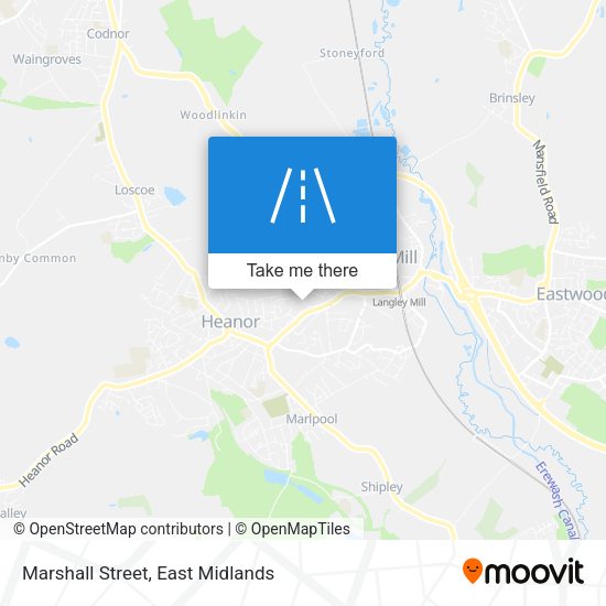 Marshall Street map