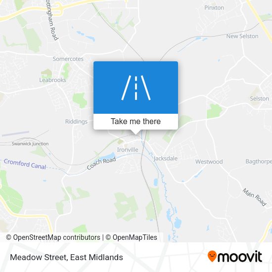 Meadow Street map