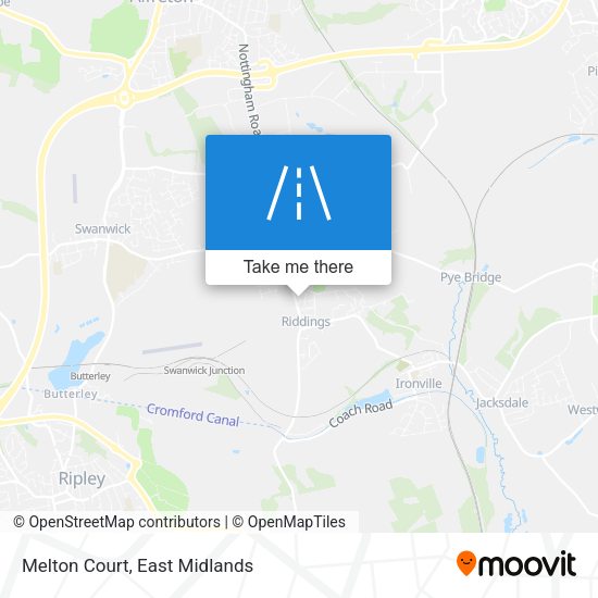 Melton Court map