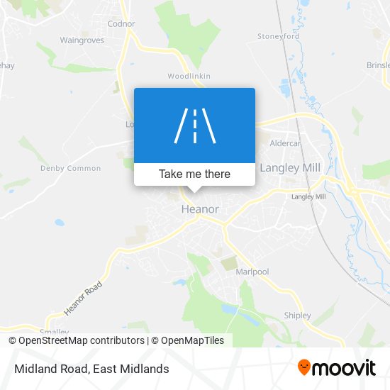 Midland Road map