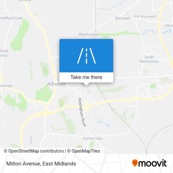 Milton Avenue map