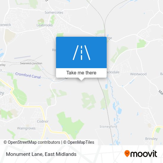 Monument Lane map