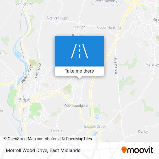 Morrell Wood Drive map