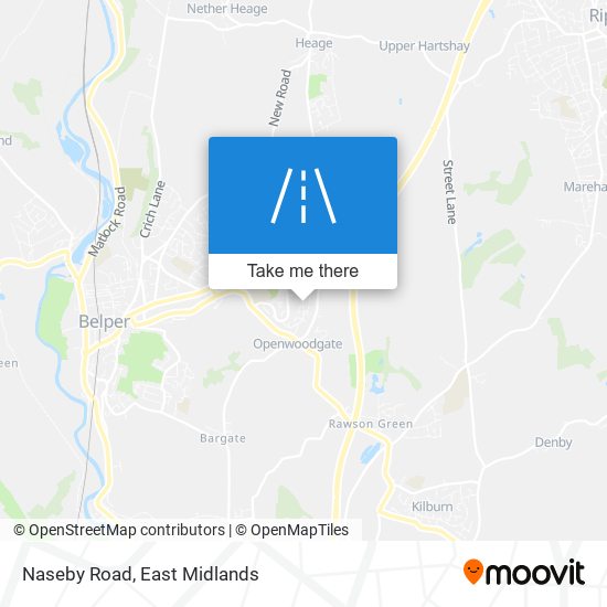 Naseby Road map