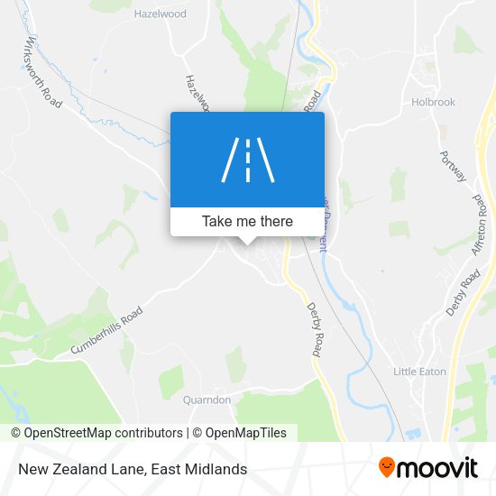 New Zealand Lane map