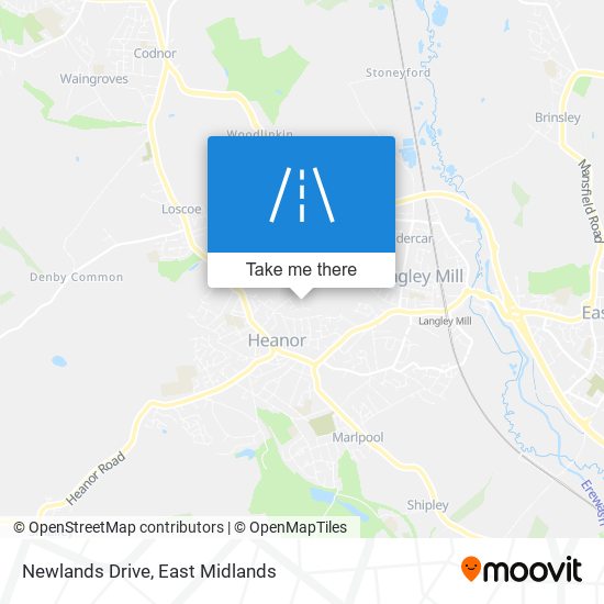 Newlands Drive map