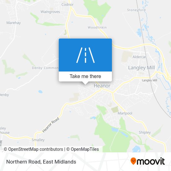 Northern Road map