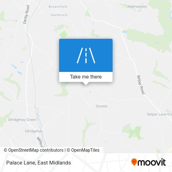 Palace Lane map