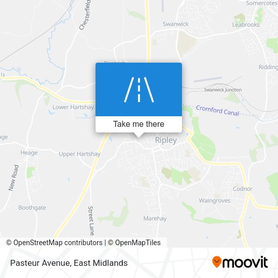 Pasteur Avenue map