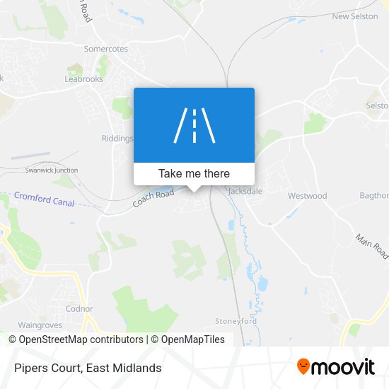 Pipers Court map