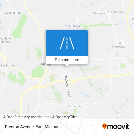 Preston Avenue map