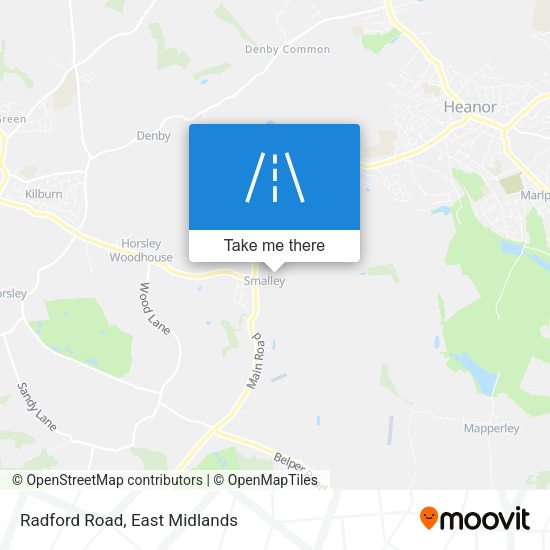 Radford Road map
