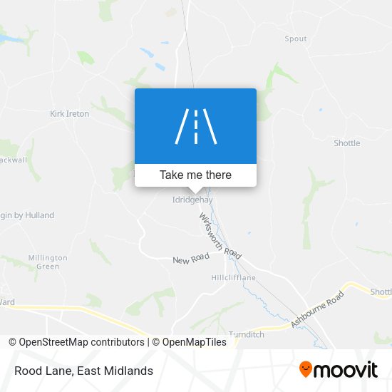 Rood Lane map