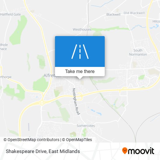 Shakespeare Drive map