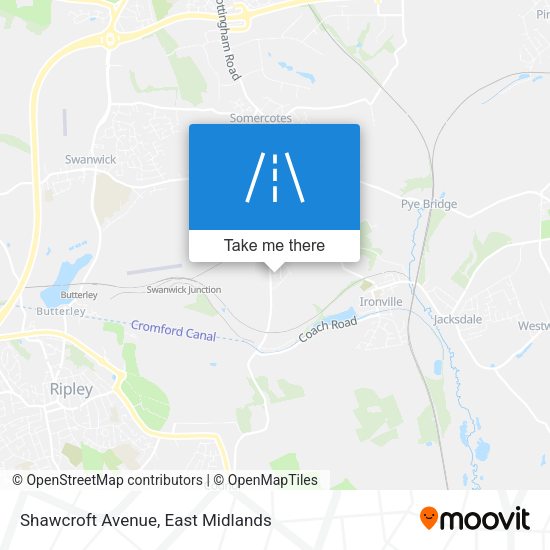 Shawcroft Avenue map
