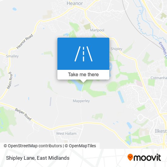 Shipley Lane map