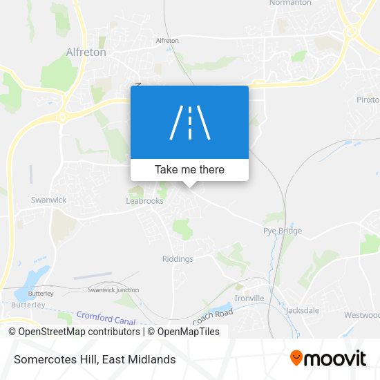 Somercotes Hill map