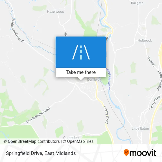 Springfield Drive map