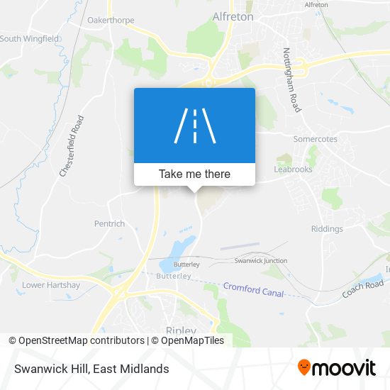 Swanwick Hill map