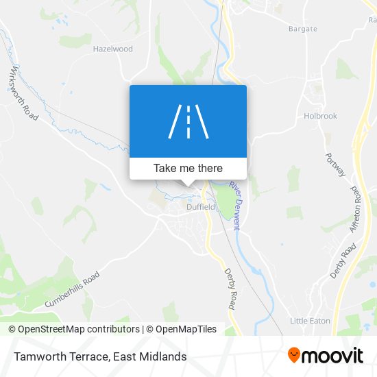 Tamworth Terrace map