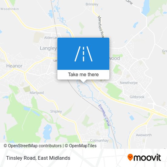 Tinsley Road map
