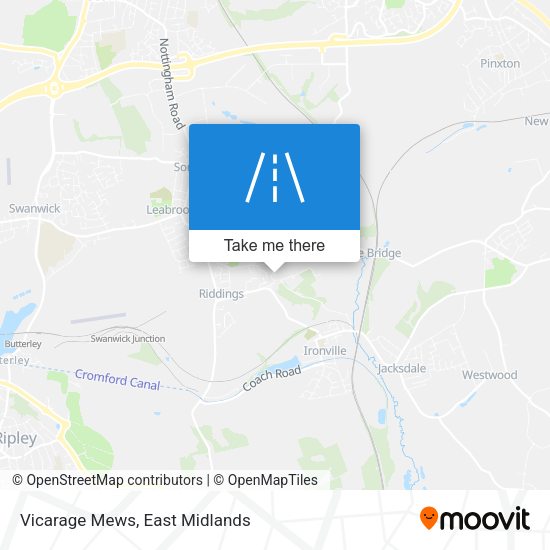 Vicarage Mews map