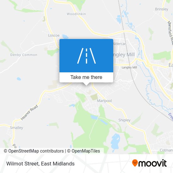 Wilmot Street map