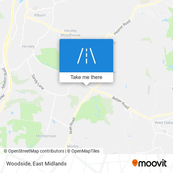 Woodside map