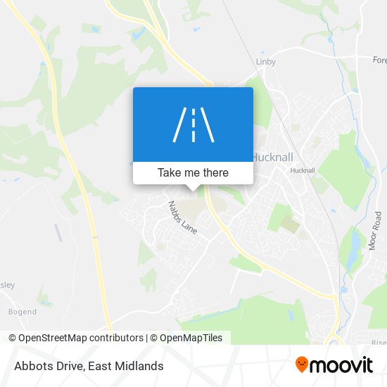 Abbots Drive map
