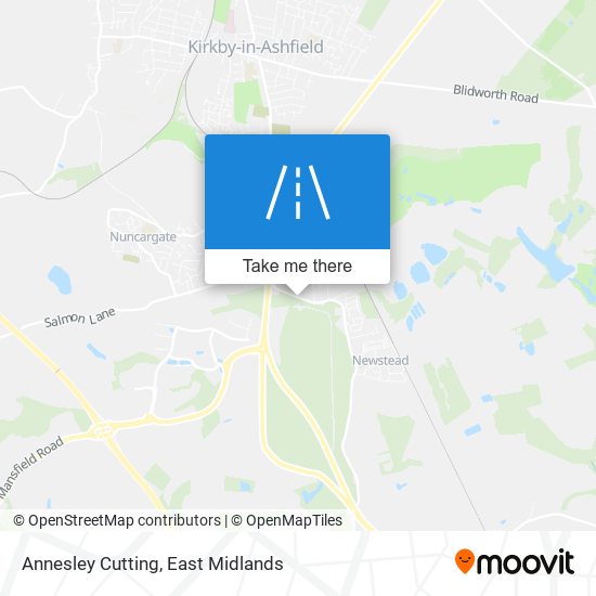 Annesley Cutting map