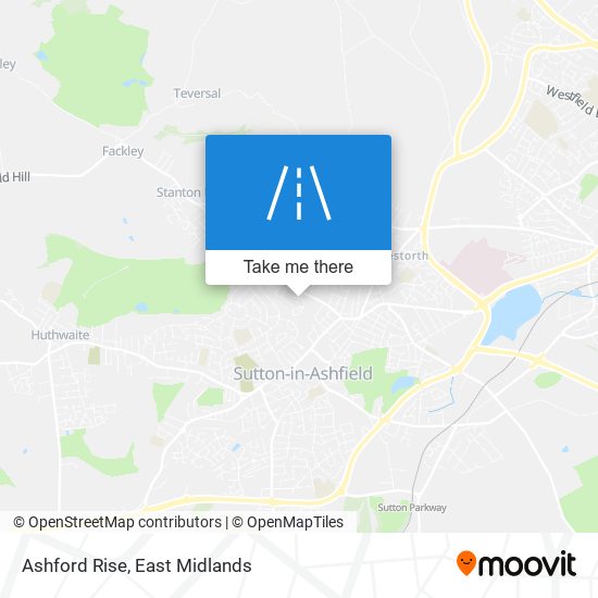 Ashford Rise map