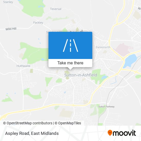 Aspley Road map