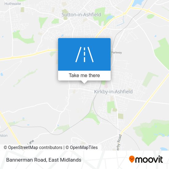 Bannerman Road map