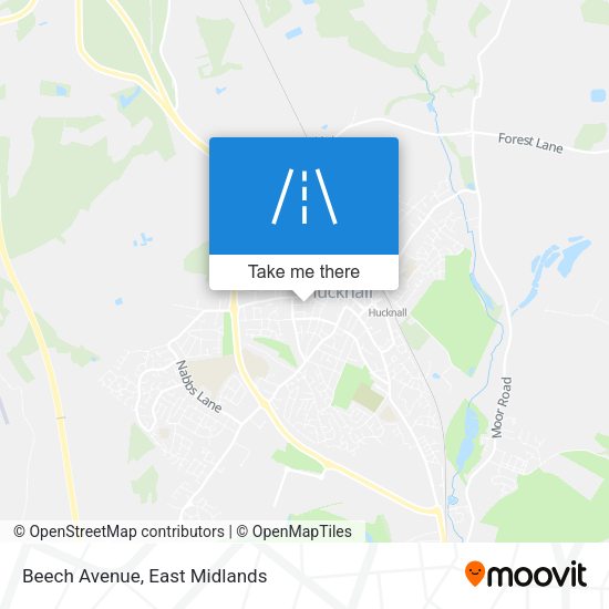 Beech Avenue map