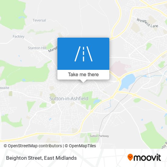 Beighton Street map