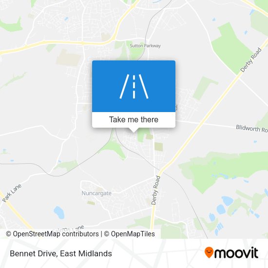 Bennet Drive map
