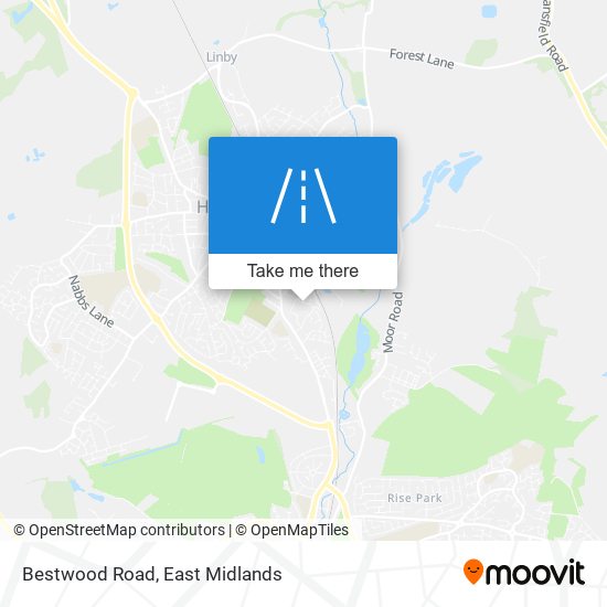 Bestwood Road map