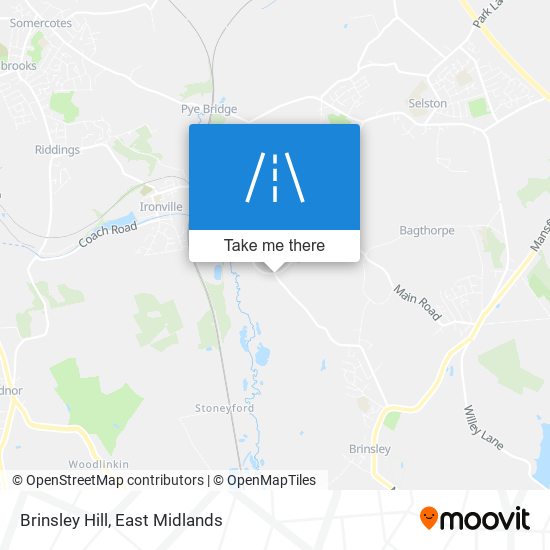 Brinsley Hill map