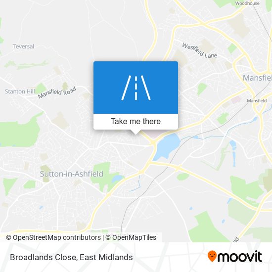 Broadlands Close map