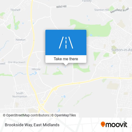 Brookside Way map