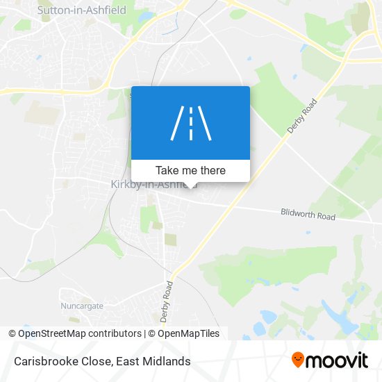 Carisbrooke Close map