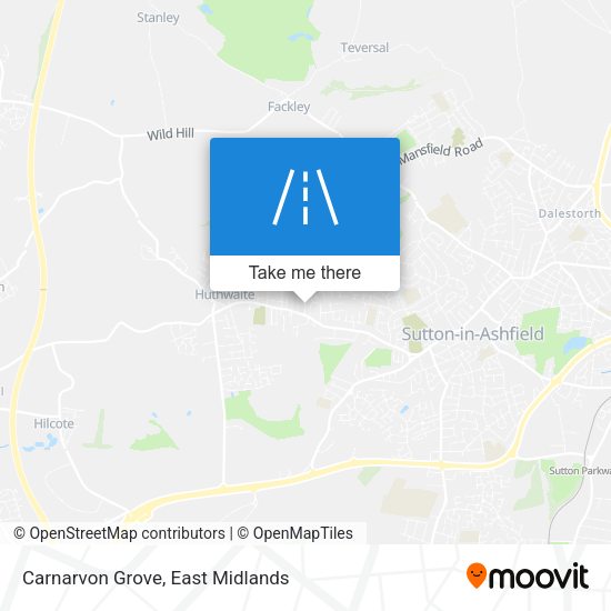 Carnarvon Grove map