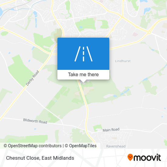 Chesnut Close map