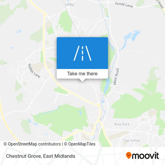 Chestnut Grove map